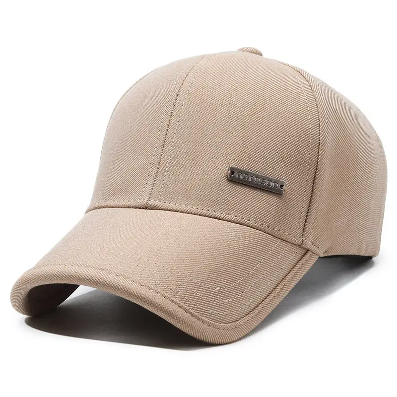 Beige Men's Peak Cap Sun Protection Outdoor - Image 5
