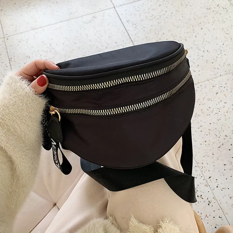 Black Nylon Crossbody Bag for Women 2026 - Image 2