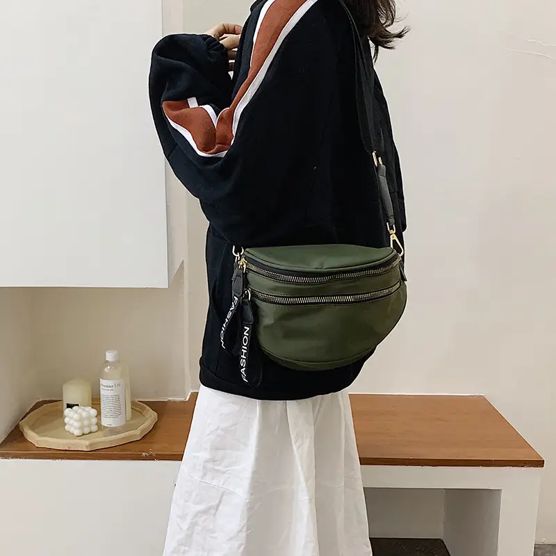 Black Nylon Crossbody Bag for Women 2026 - Image 3