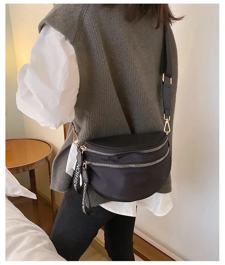 Black Nylon Crossbody Bag for Women 2026 — feature 18