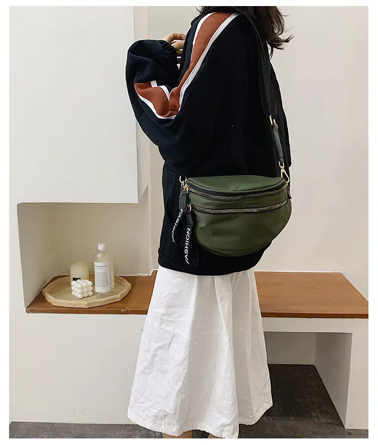 Black Nylon Crossbody Bag for Women 2026 — feature 20