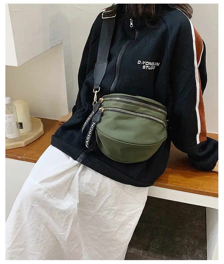 Black Nylon Crossbody Bag for Women 2026 — feature 21