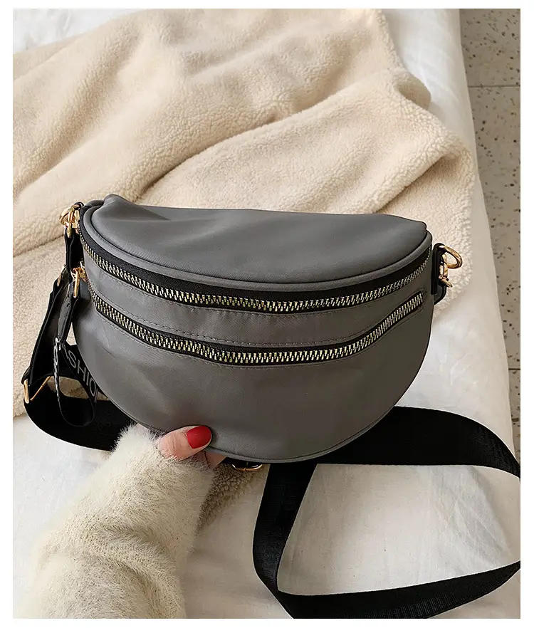 Black Nylon Crossbody Bag for Women 2026 — feature 30
