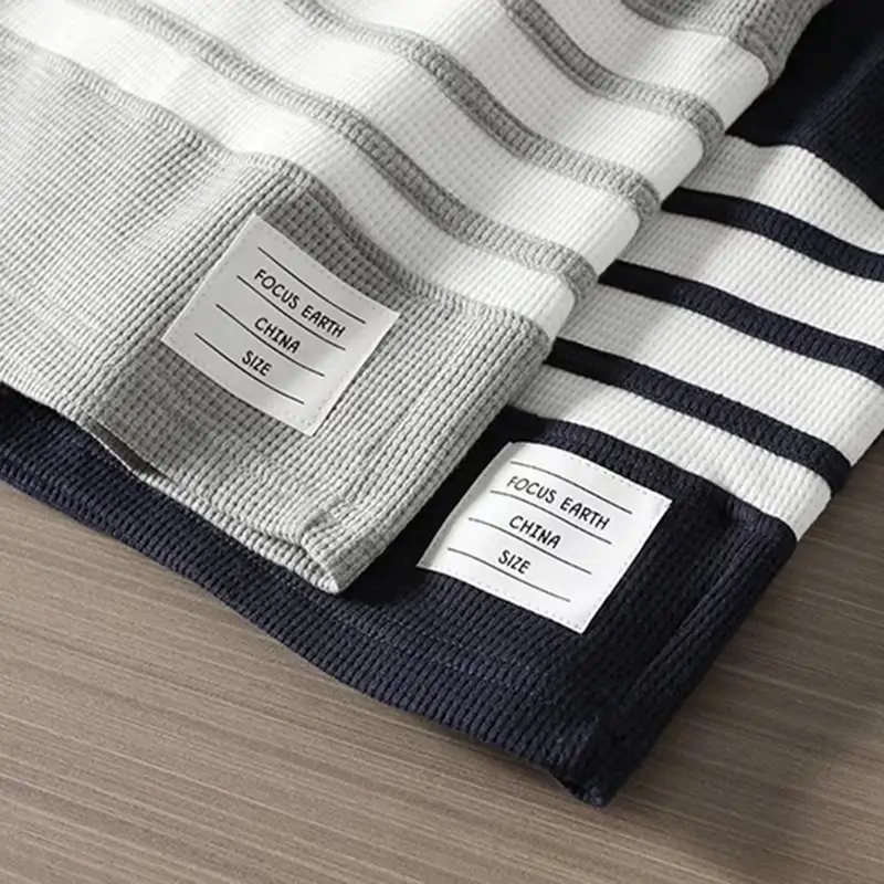 Casual Sports Pants Grey Striped for Youth Men — feature 4