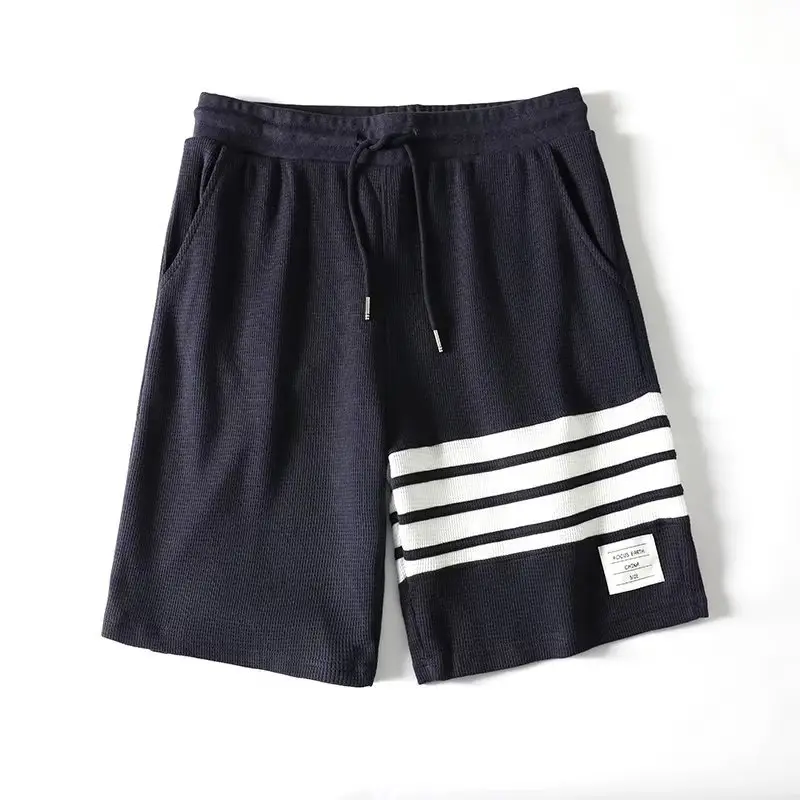 Casual Sports Pants Grey Striped for Youth Men - Image 2
