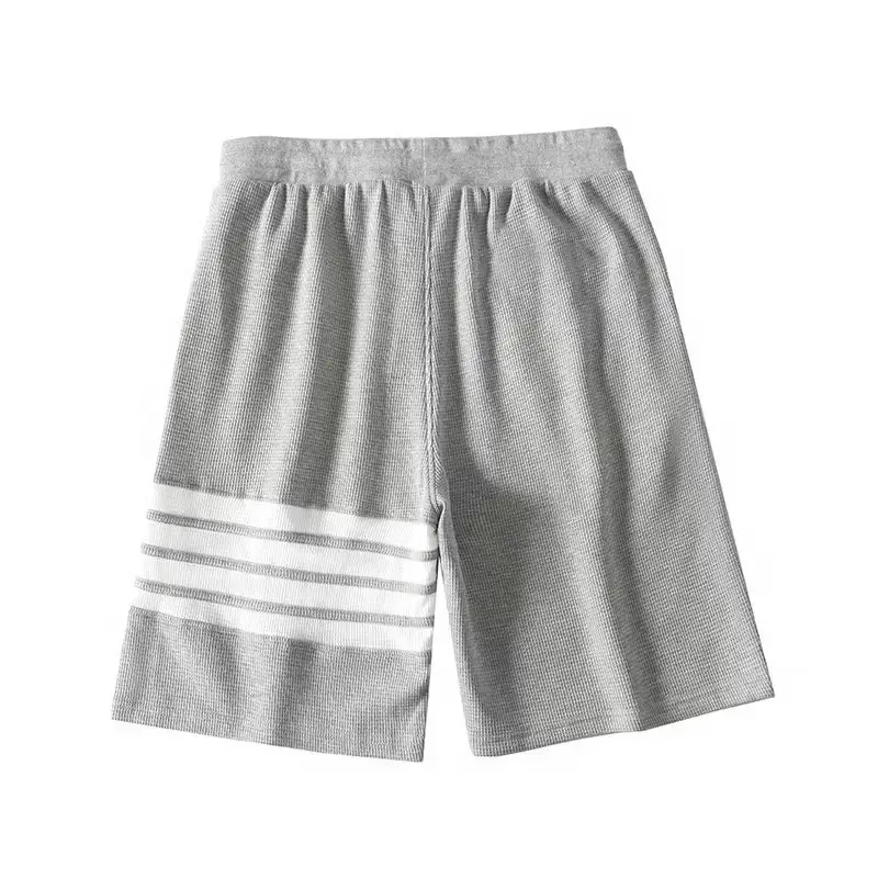 Casual Sports Pants Grey Striped for Youth Men - Image 3