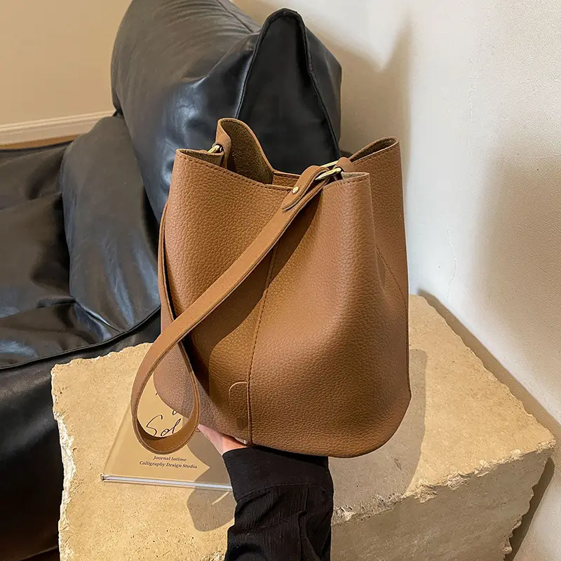 Black Underarm Bucket Bag for Women 2026 - Image 4