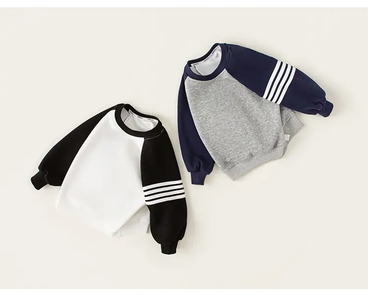 Kids Raglan Sleeve T-Shirt Boys Grey Blue Mibang — feature 25