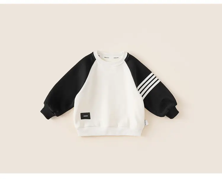 Kids Raglan Sleeve T-Shirt Boys Grey Blue Mibang — feature 31