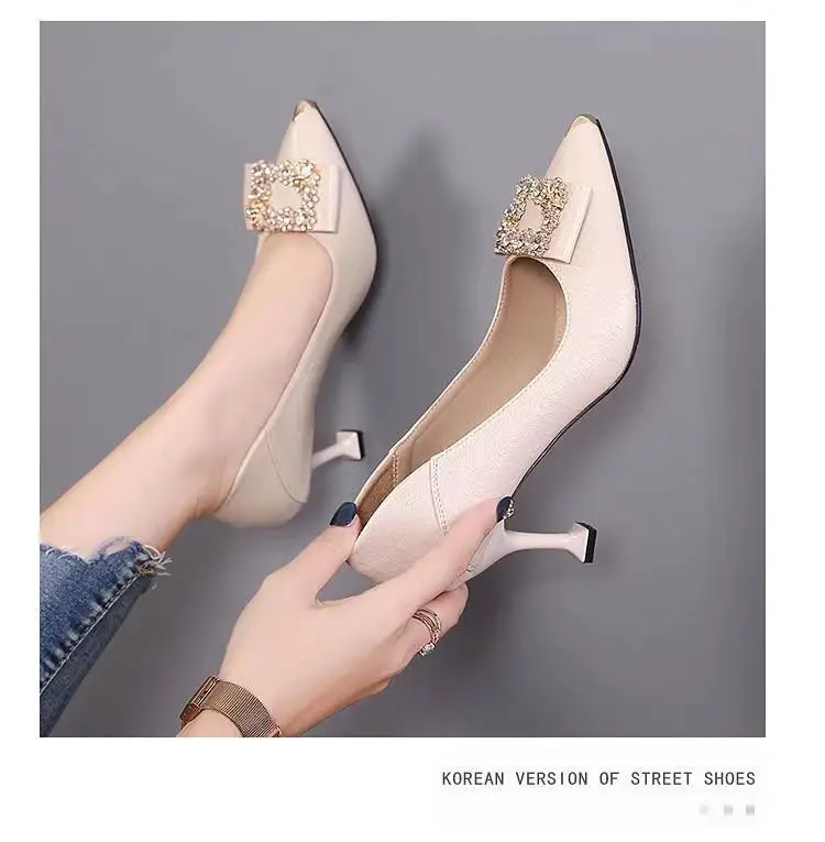 Women's Elegant Pointed Stiletto Heels in Soft Leather — feature 13