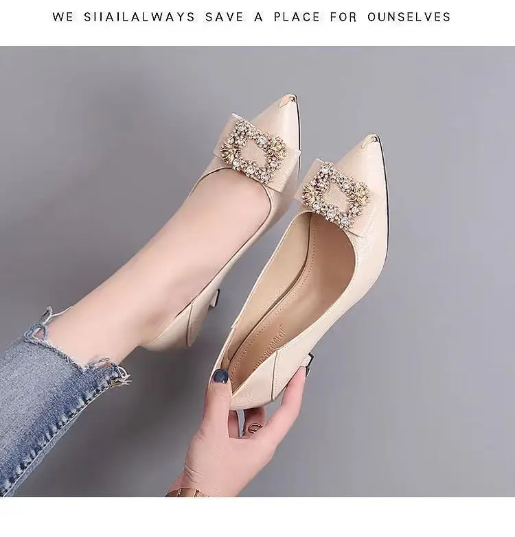 Women's Elegant Pointed Stiletto Heels in Soft Leather — feature 14