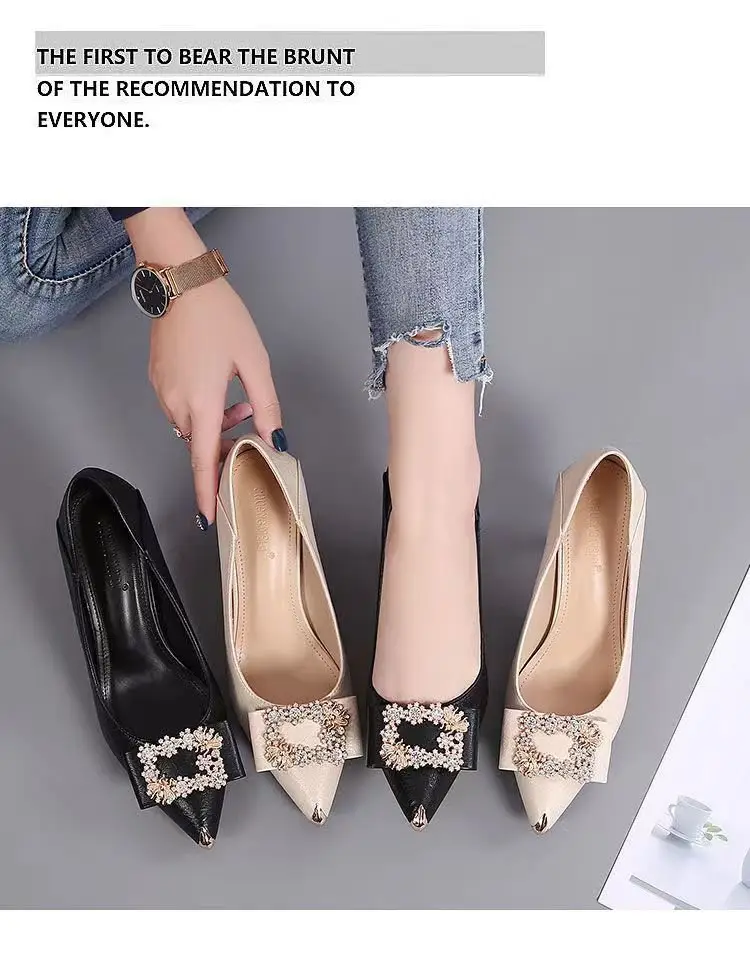 Women's Elegant Pointed Stiletto Heels in Soft Leather — feature 20