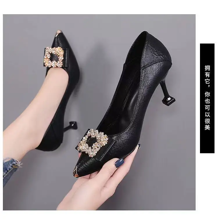 Women's Elegant Pointed Stiletto Heels in Soft Leather — feature 21