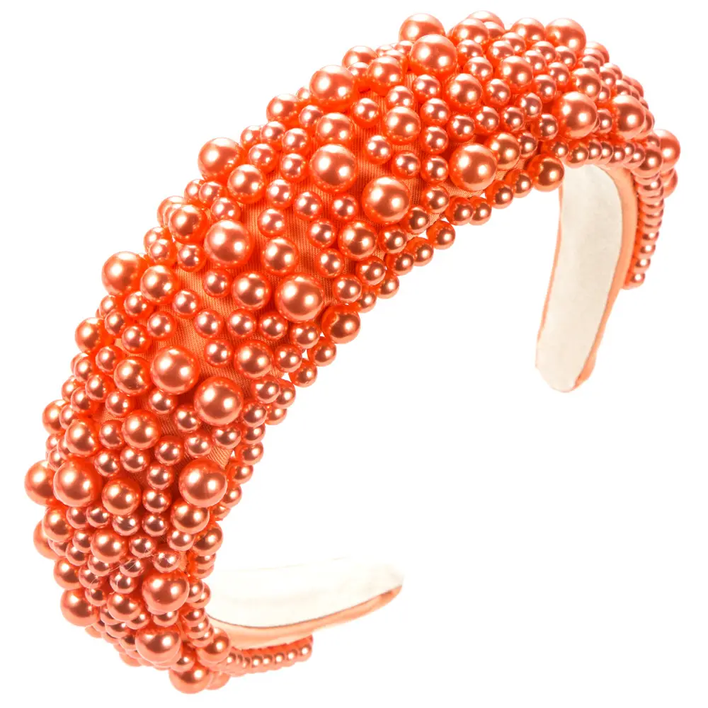Purple Pearl Headband for Women Light Luxury Autumn Winter - Image 9