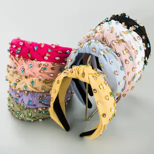 Purple Pearl Headband for Women Light Luxury Autumn Winter — feature 3