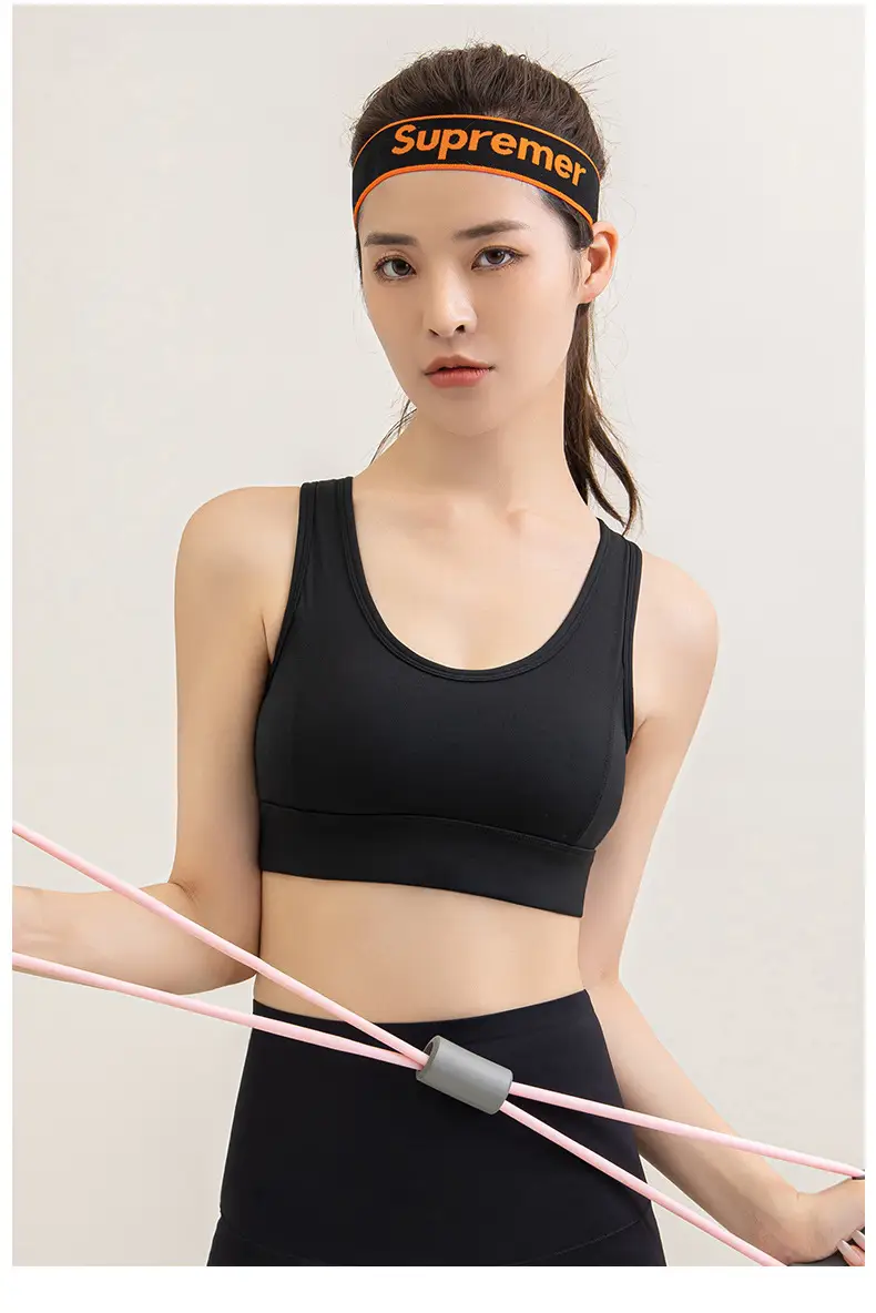Women's Pink Breathable Sports Bra Vest Bra — feature 23