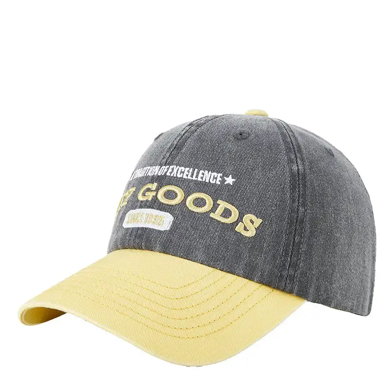 Street Retro Washed Peaked Cap 2025 with Letter Embroidery - Image 10