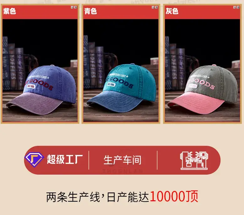 Street Retro Washed Peaked Cap 2025 with Letter Embroidery — feature 21