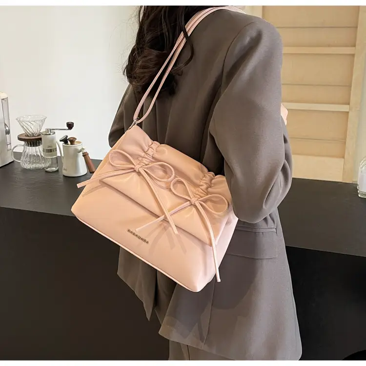 Silver Underarm Bag for Women Large Capacity Autumn Winter — feature 27
