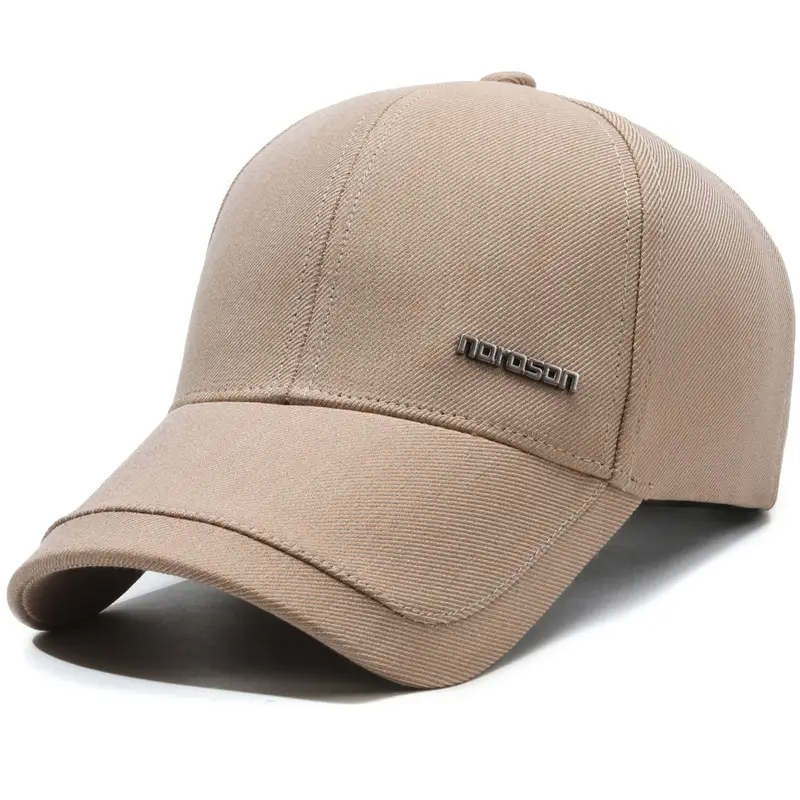 Men's Black Knitted Peak Cap with Brand Logo - Image 5