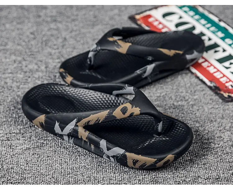 2024 Green Printed Women's Beach Flip Flops — feature 25