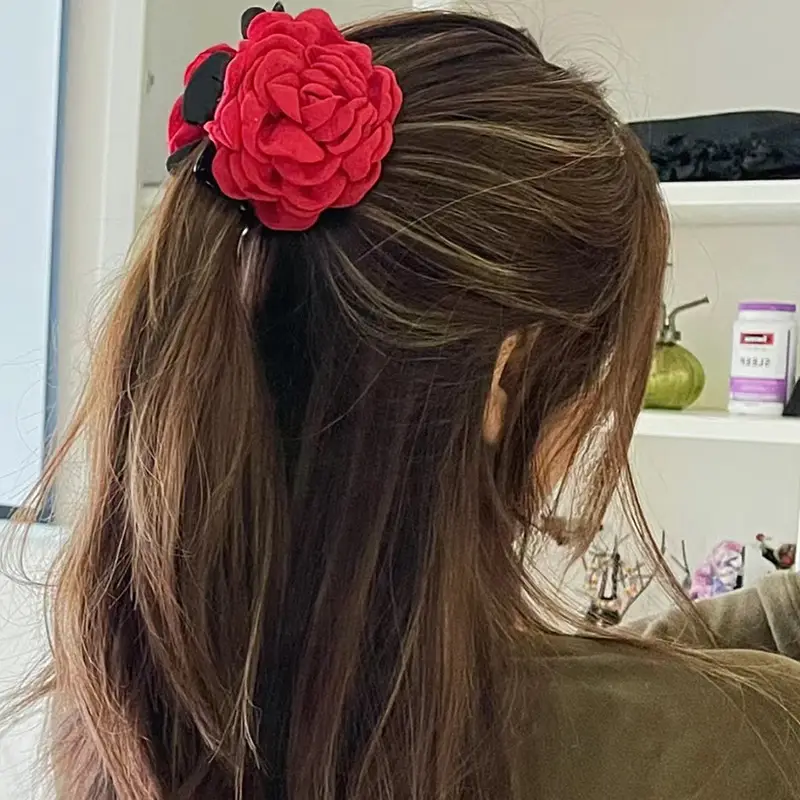 Purple Rose Hairpin Disc for Women Large Grab - Image 16
