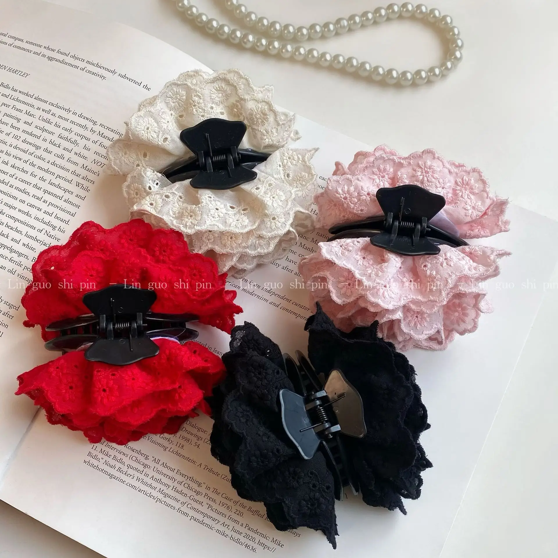 Purple Rose Hairpin Disc for Women Large Grab - Image 18