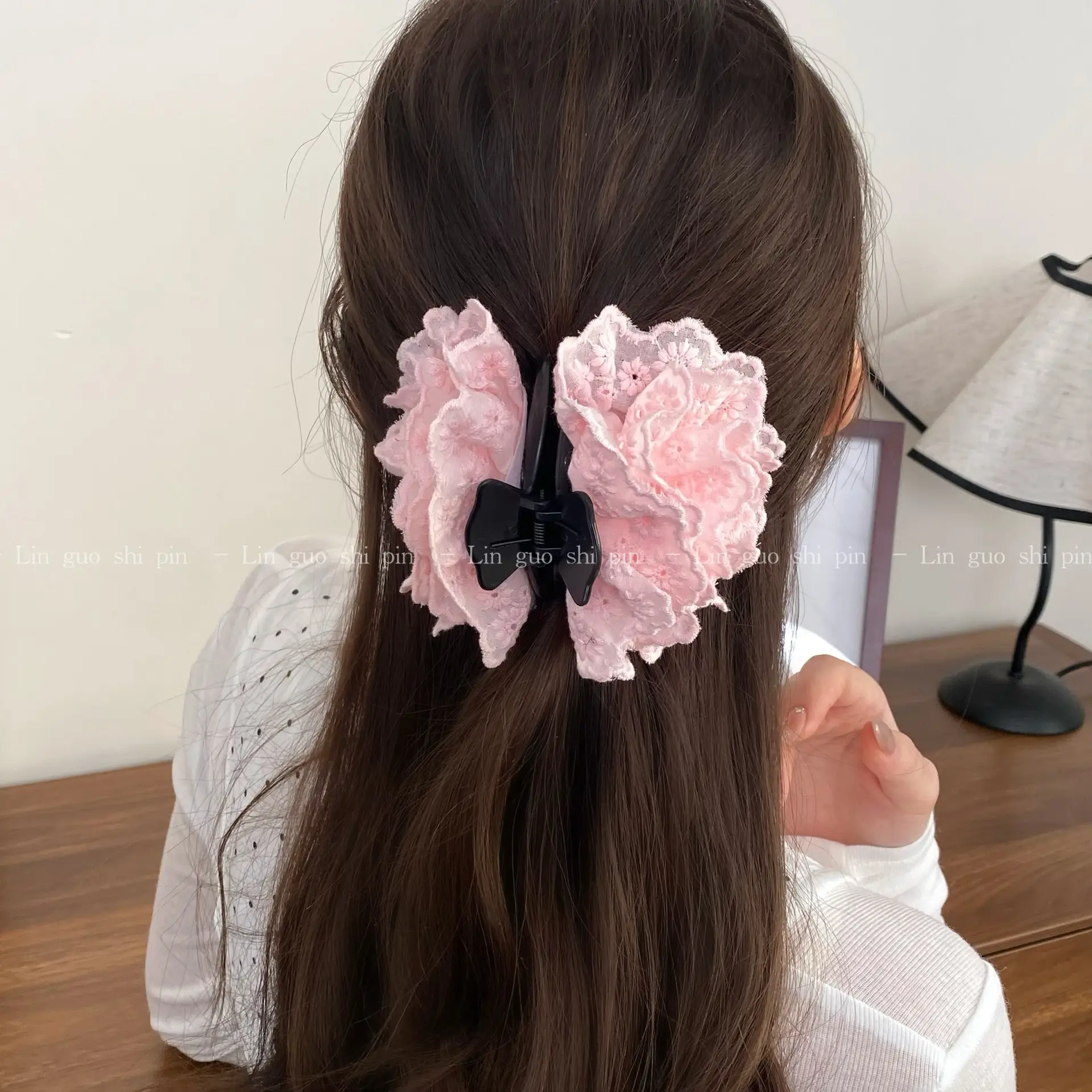 Purple Rose Hairpin Disc for Women Large Grab — feature 11