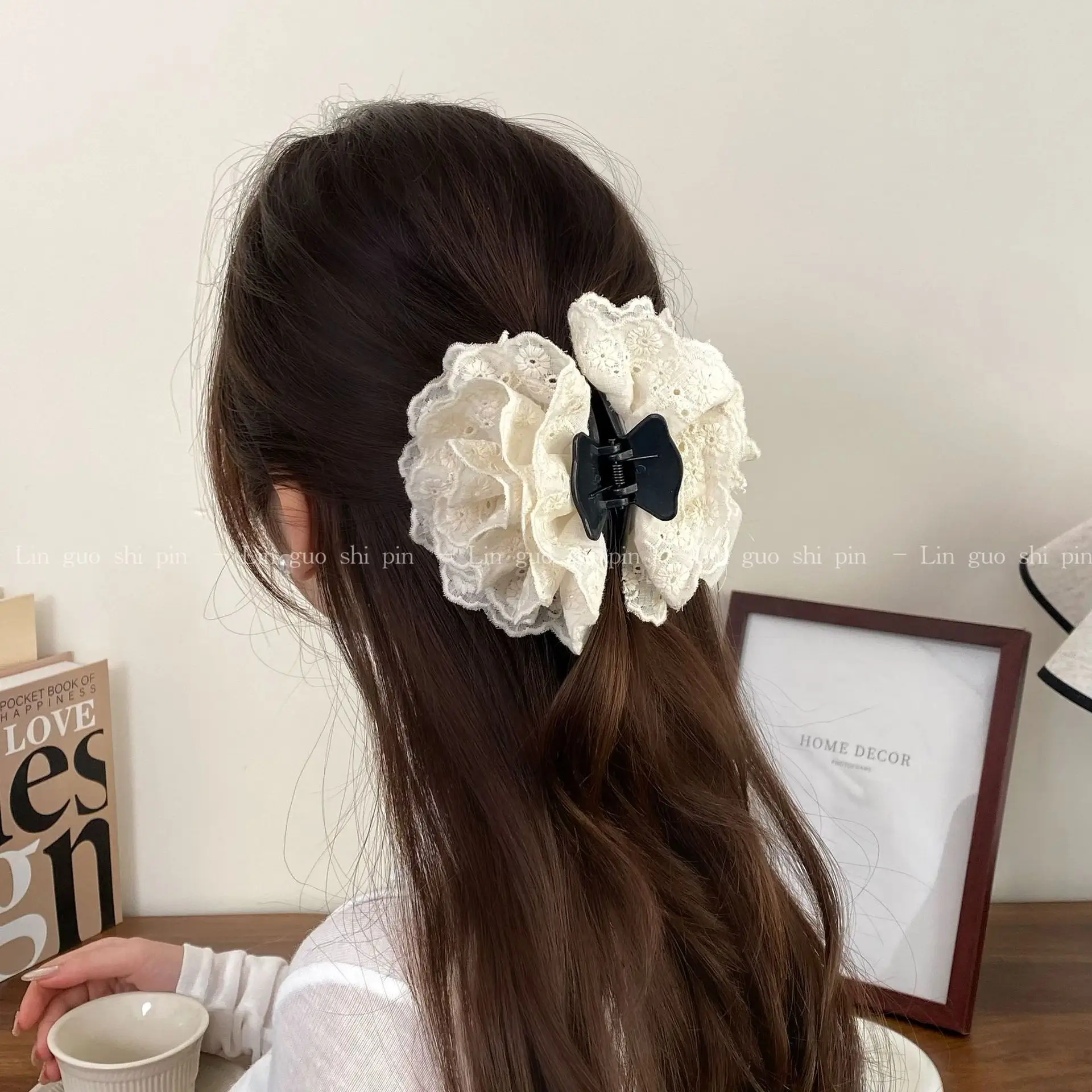 Purple Rose Hairpin Disc for Women Large Grab — feature 12