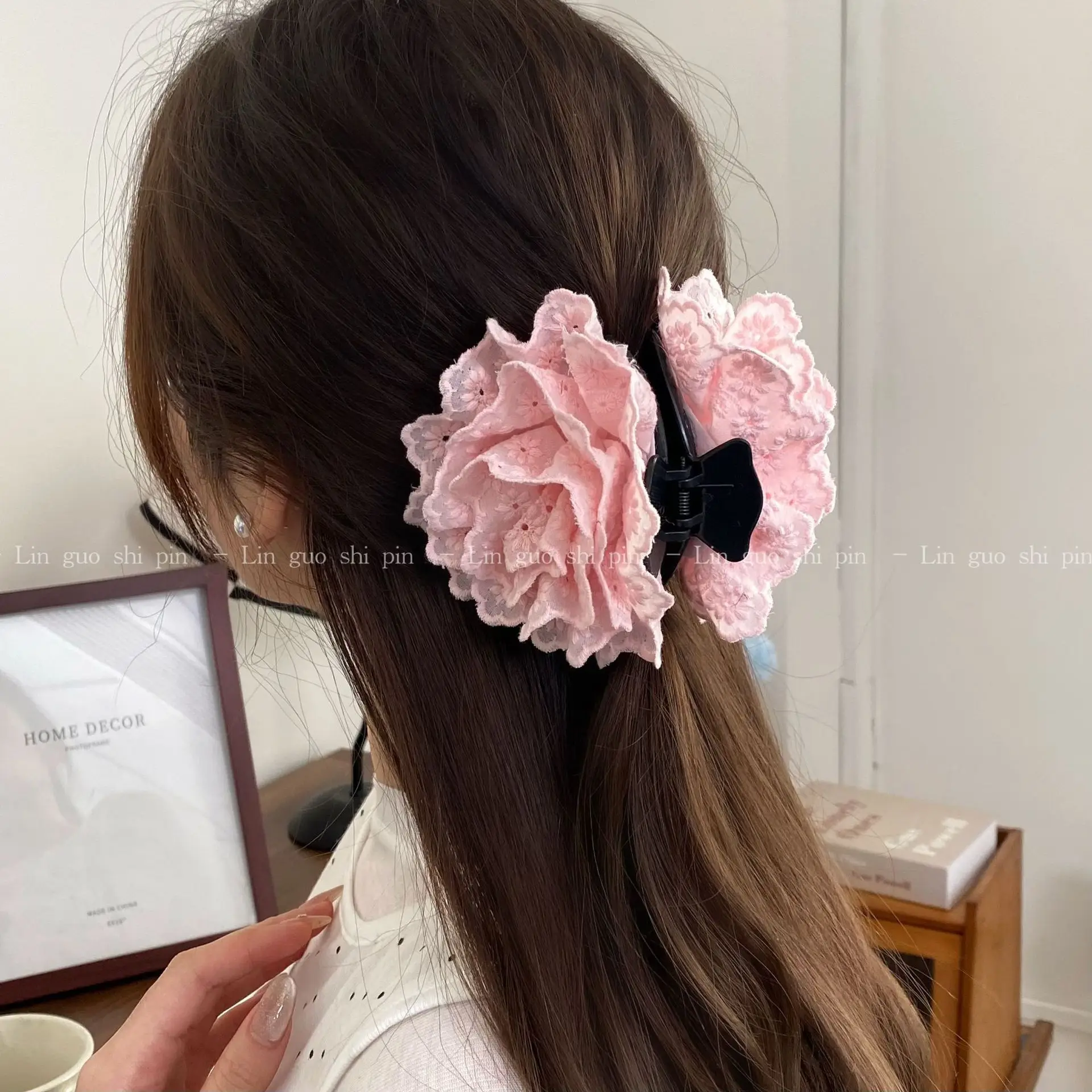 Purple Rose Hairpin Disc for Women Large Grab — feature 16