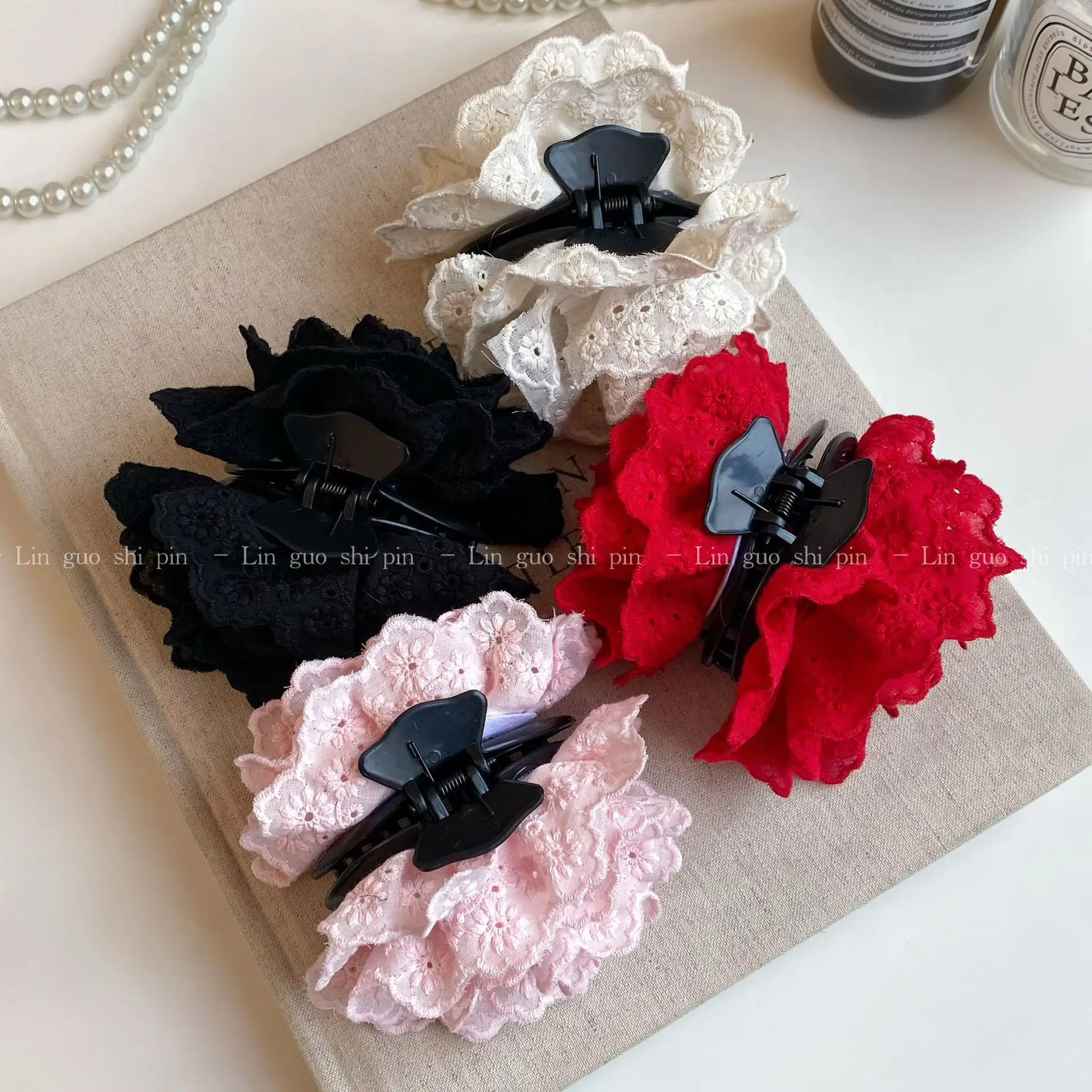 Purple Rose Hairpin Disc for Women Large Grab — feature 18