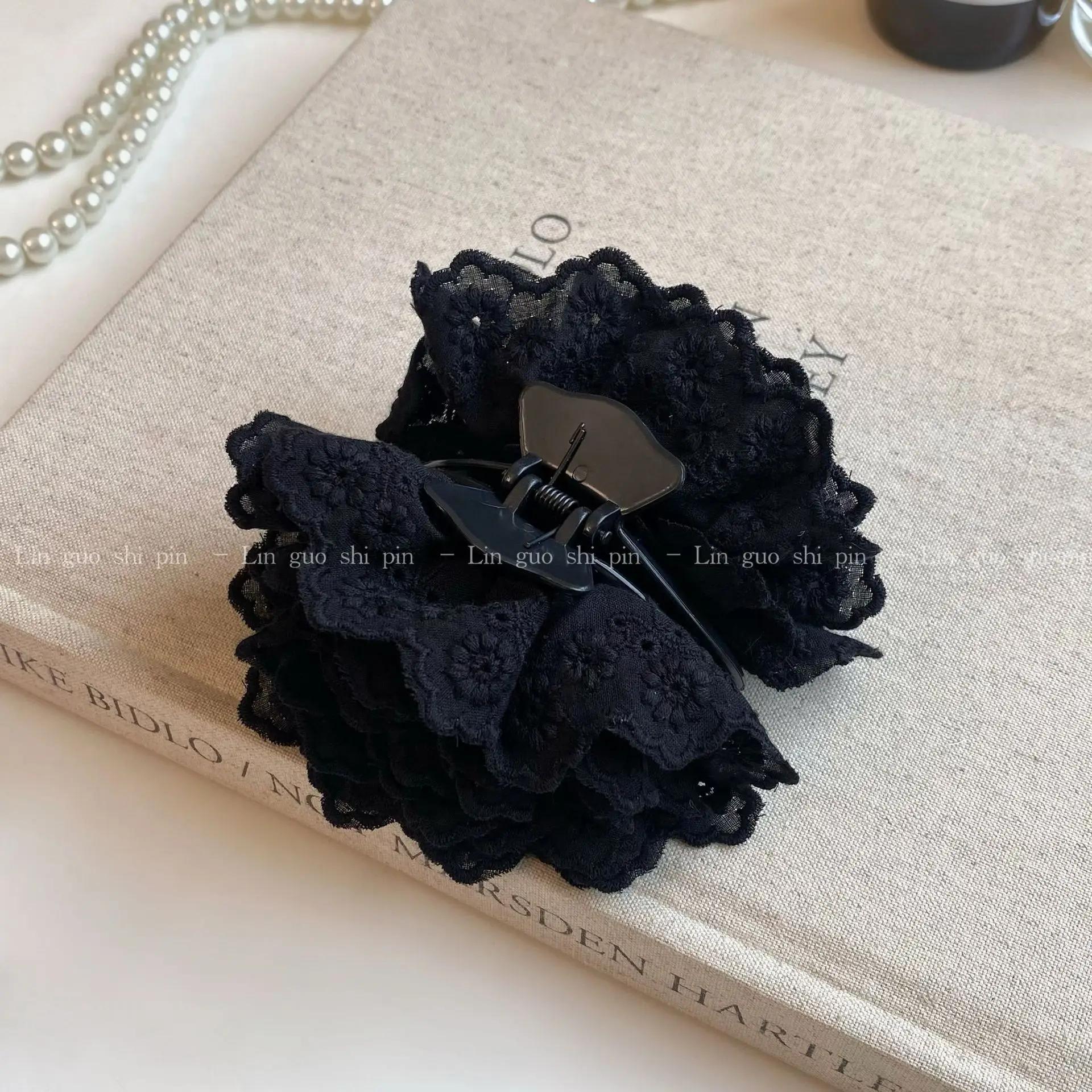 Purple Rose Hairpin Disc for Women Large Grab — feature 20
