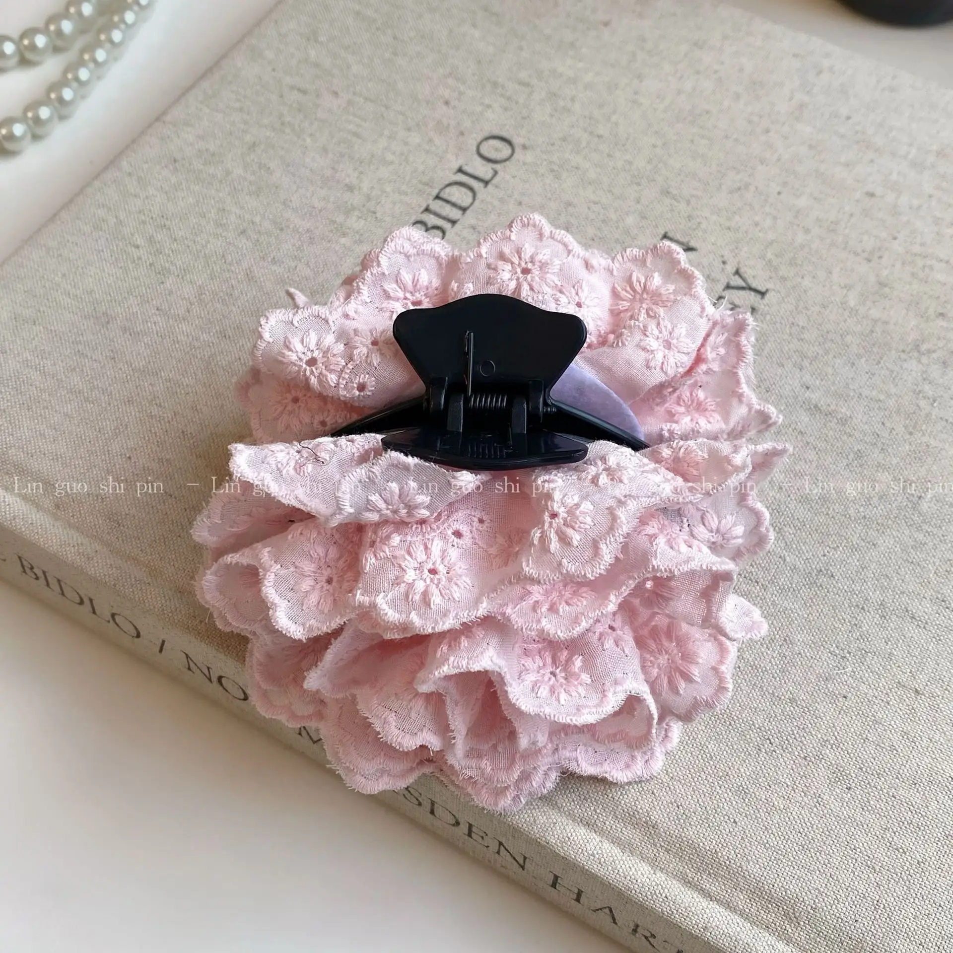 Purple Rose Hairpin Disc for Women Large Grab — feature 21