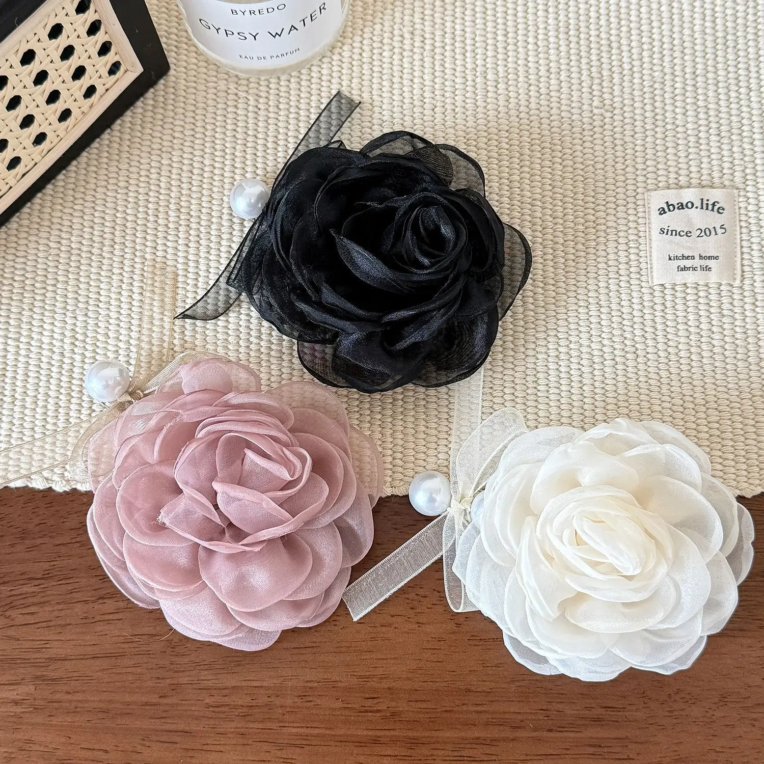 Purple Rose Hairpin Disc for Women Large Grab — feature 27