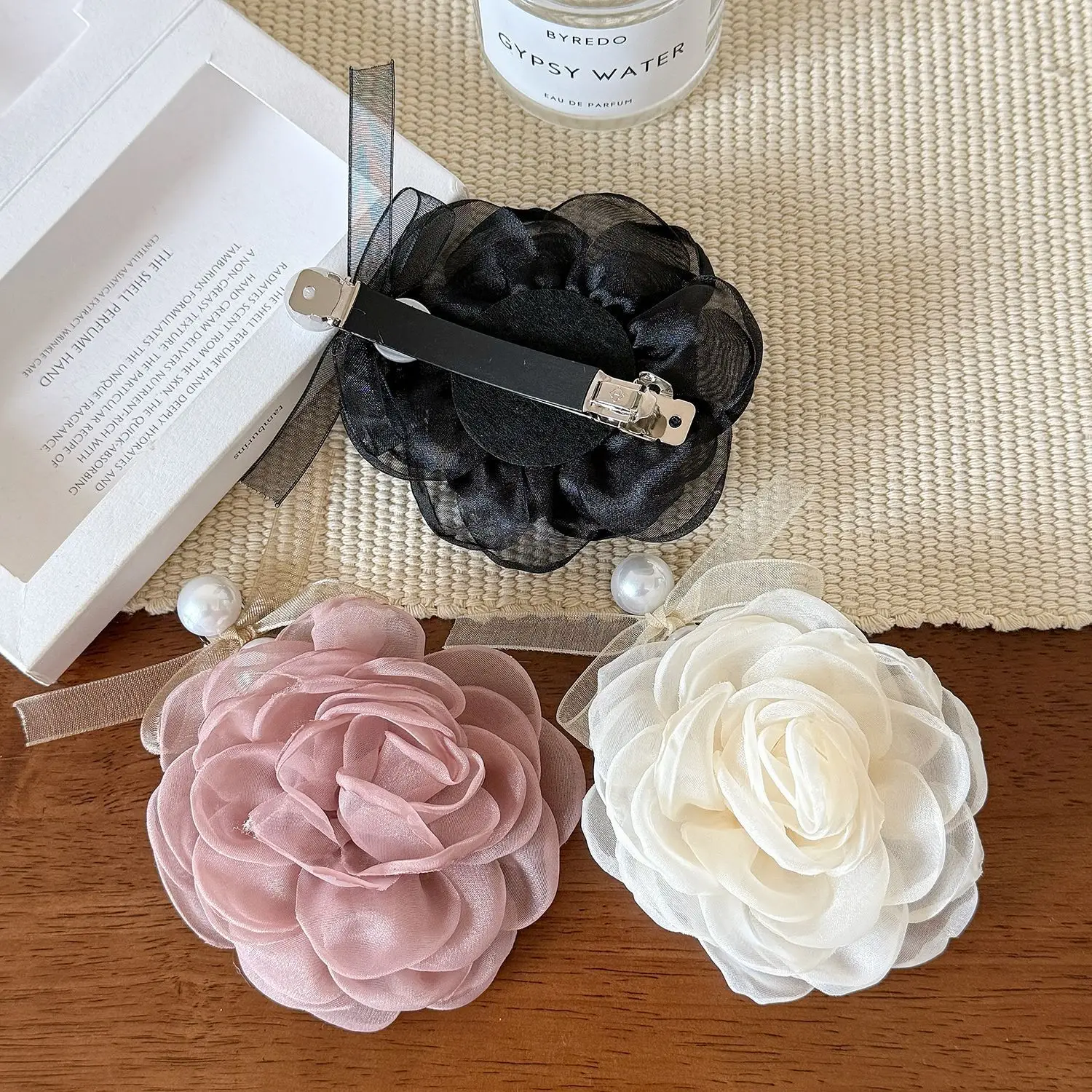 Purple Rose Hairpin Disc for Women Large Grab — feature 28