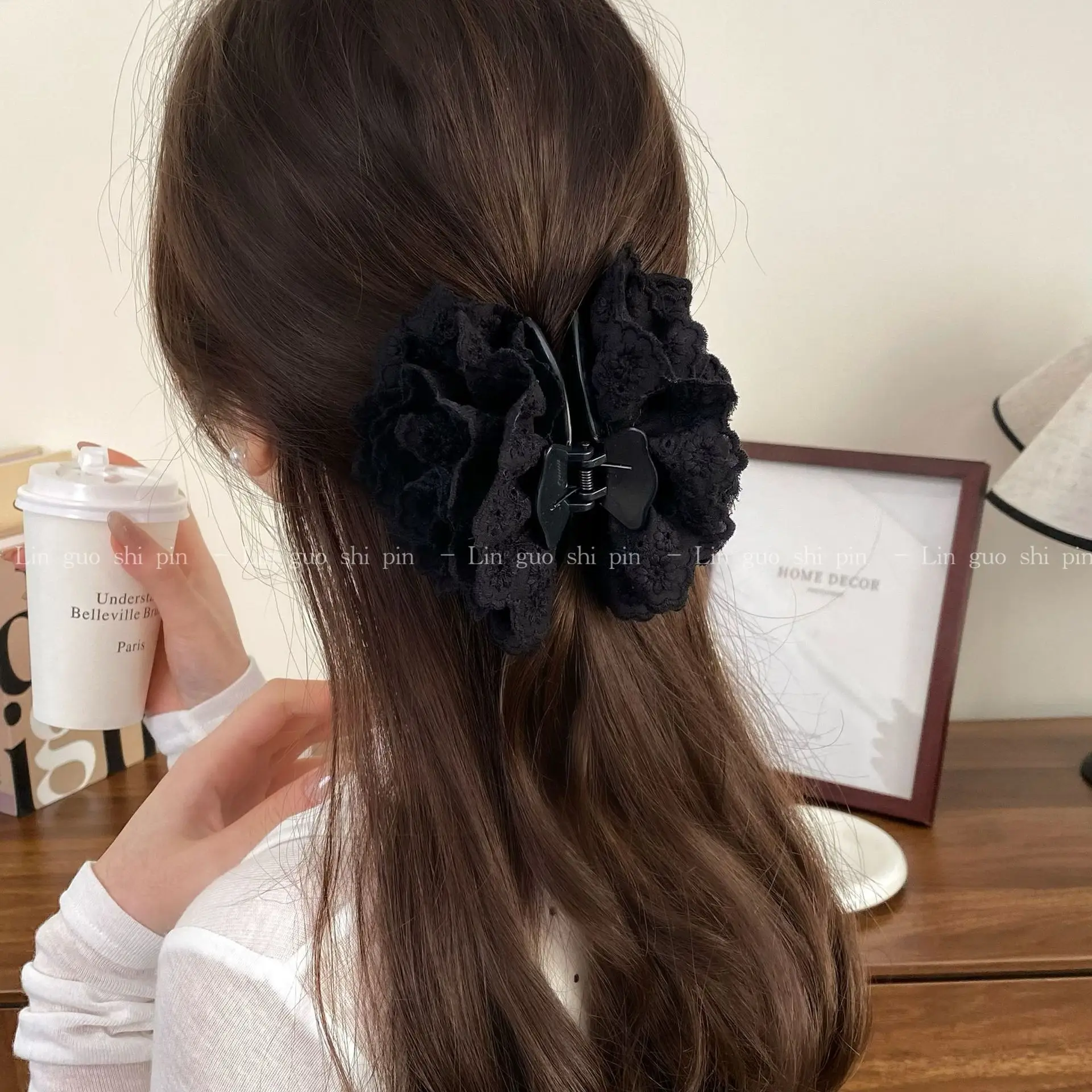 Purple Rose Hairpin Disc for Women Large Grab - Image 9