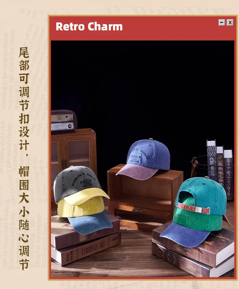 2025 Embroidered Baseball Cap for Men Women Grey Yellow — feature 16