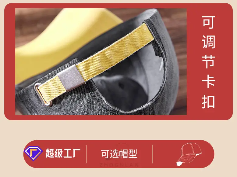 2025 Embroidered Baseball Cap for Men Women Grey Yellow — feature 26