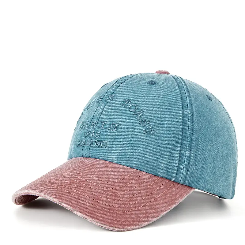 2025 Embroidered Baseball Cap for Men Women Grey Yellow - Image 3
