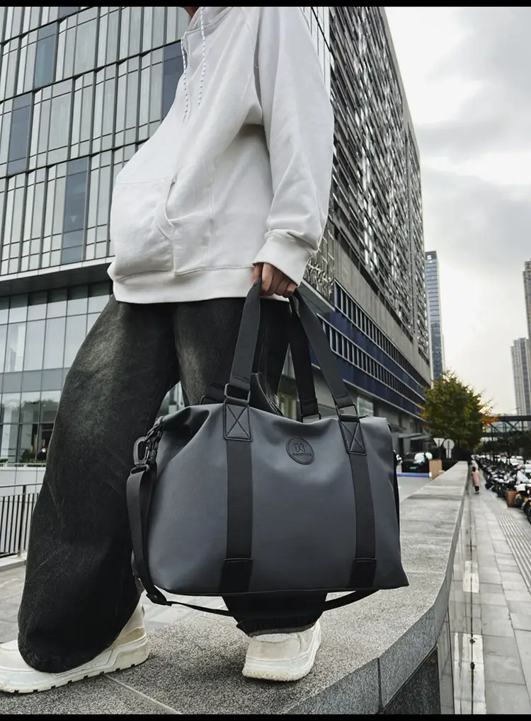 Women's Black Oxford Cloth Tote Bag Large Capacity Spring Summer — feature 23