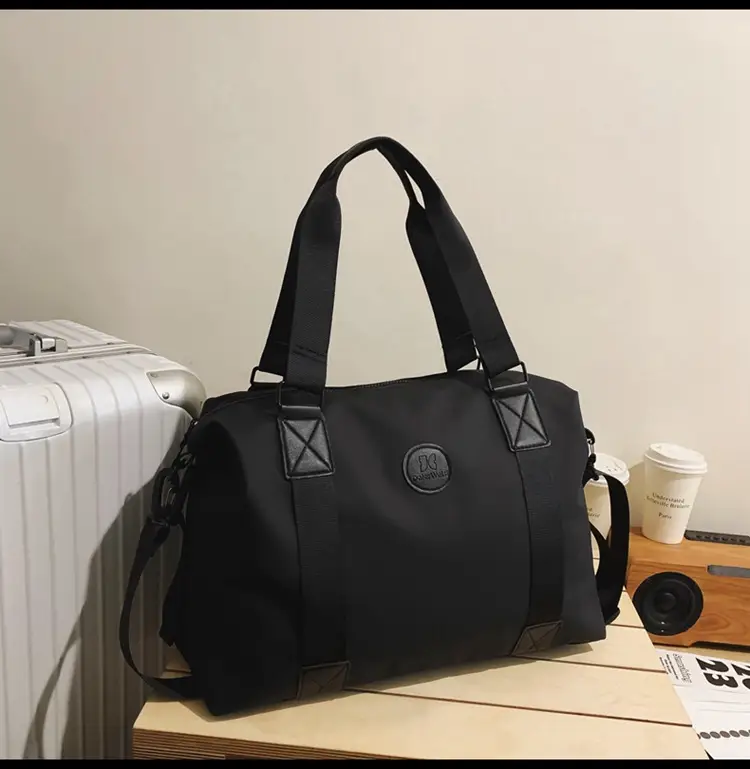 Women's Black Oxford Cloth Tote Bag Large Capacity Spring Summer — feature 27