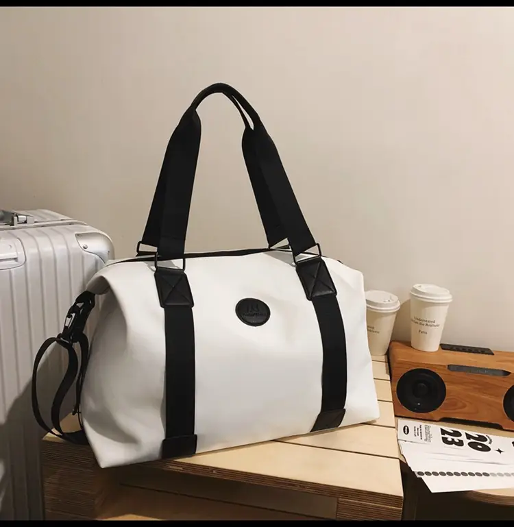 Women's Black Oxford Cloth Tote Bag Large Capacity Spring Summer — feature 30