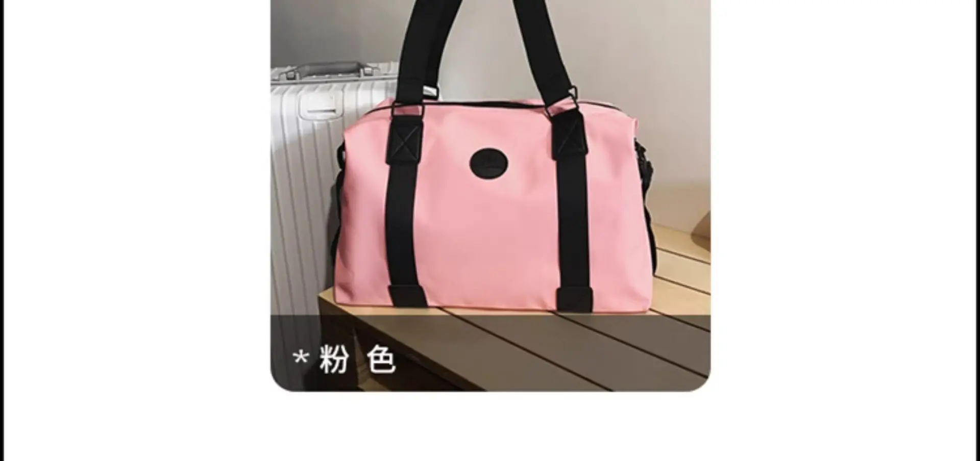 Women's Black Oxford Cloth Tote Bag Large Capacity Spring Summer — feature 9