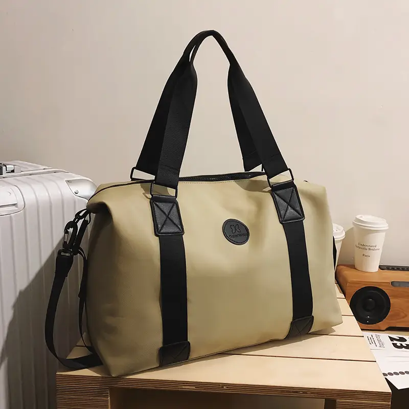 Women's Black Oxford Cloth Tote Bag Large Capacity Spring Summer - Image 3