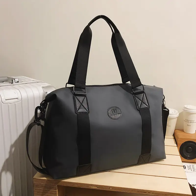 Women's Black Oxford Cloth Tote Bag Large Capacity Spring Summer - Image 4