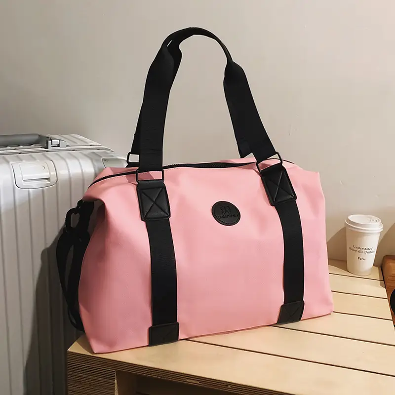 Women's Black Oxford Cloth Tote Bag Large Capacity Spring Summer - Image 5