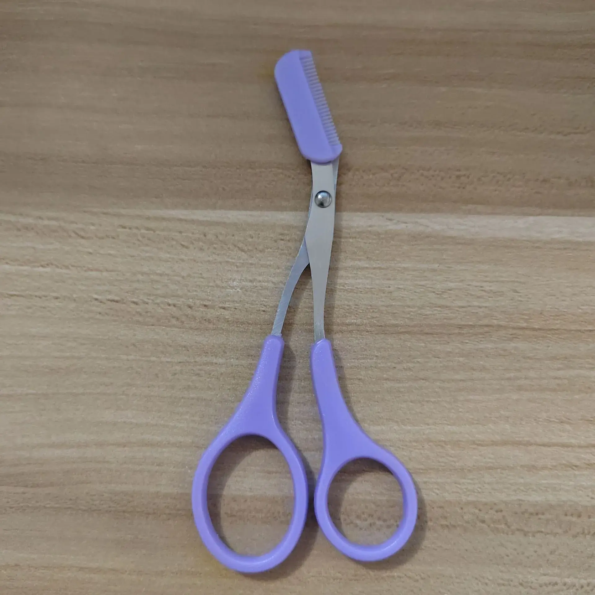 Pink Eyebrow Trimmer Knife with Comb for Women - Image 9