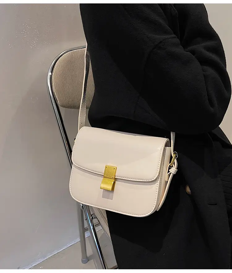 Brown Leather Messenger Bag for Women Autumn Winter — feature 11