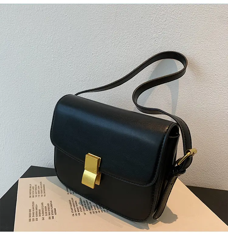 Brown Leather Messenger Bag for Women Autumn Winter — feature 26