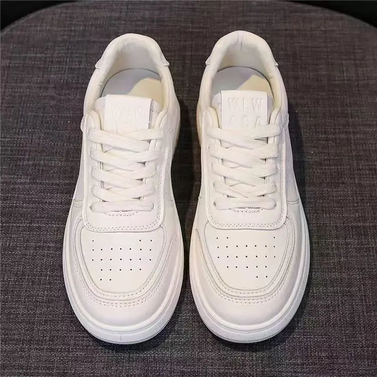 White Student Platform Casual Shoes 2024 — feature 6